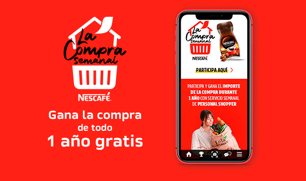 Gana la compra de todo 1 año GRATIS con NESCAFÉ